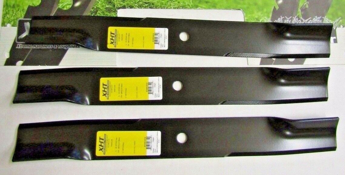 3 USA XHT HD BLADES FOR HUSTLER 793935 793794 794214 794230 794685 60" XR7 SUPER