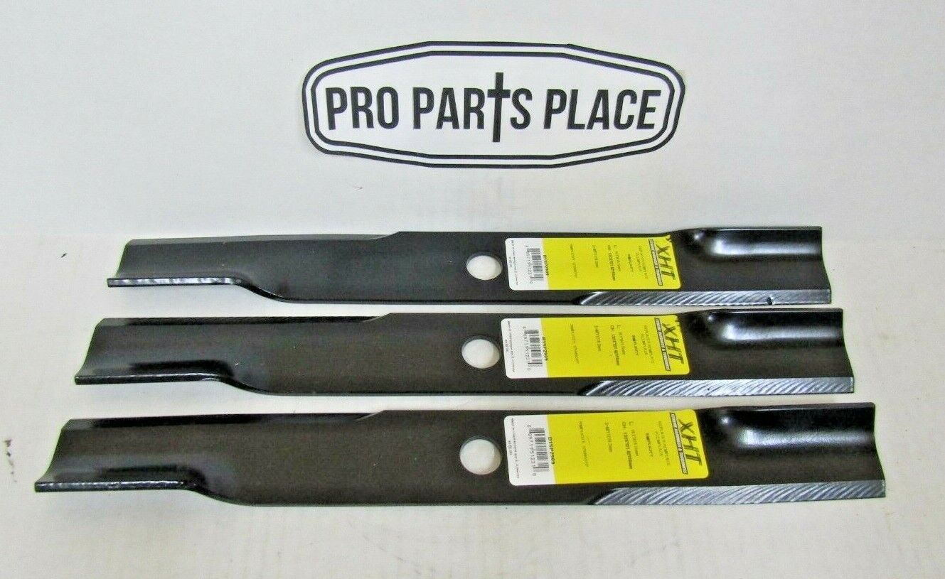 3 USA MADE XHT BLADES SNAPPER SIMPLICITY 1759055 1759055YP HIGH LIFT ZT2348T 48"
