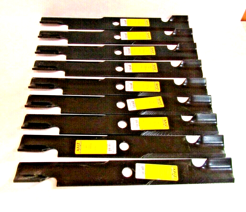 9 USA MADE XHT BLADES EXMARK 103-6403 103-6403-S HI LIFT 60" CUT LAZER Z MODELS