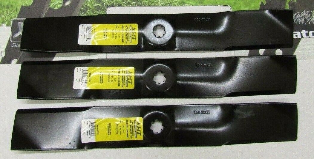 3 USA XHT BLADES- 7 LOBE- D170 G100 G110 LA150 LA175 190C WITH 54" DECKS GY20684