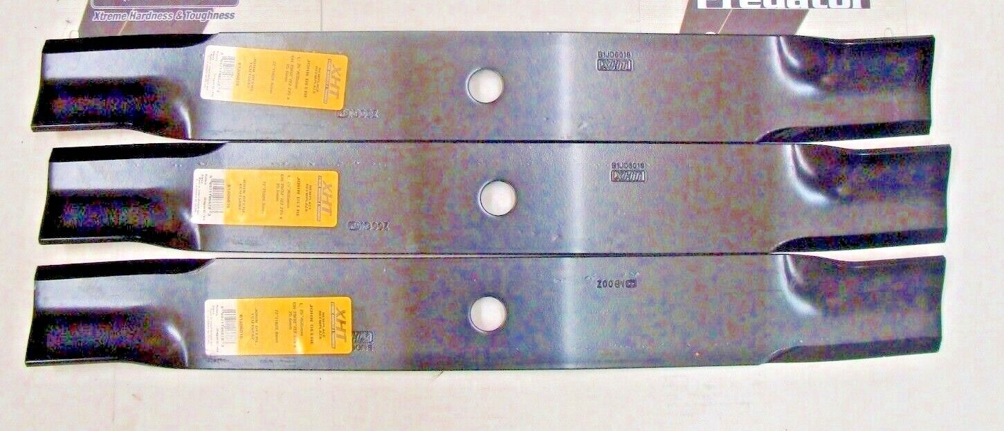 3 USA blades will fit John Deere 72" 3120 3320 3520 3720 4120 4300 4320 4400