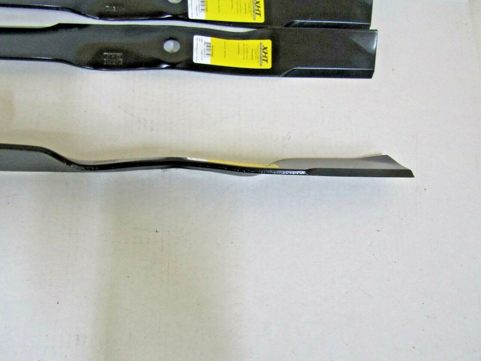 3 USA blades will fit JOHN DEERE M143504 62" C DECK X465 X475 X485 X495 X575 X58