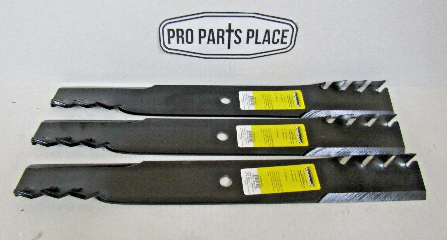 3 REPL USA XHT PREDATOR BLADES HUSTLER 794859 SCAG 61" CUT A48304 A48111 481708