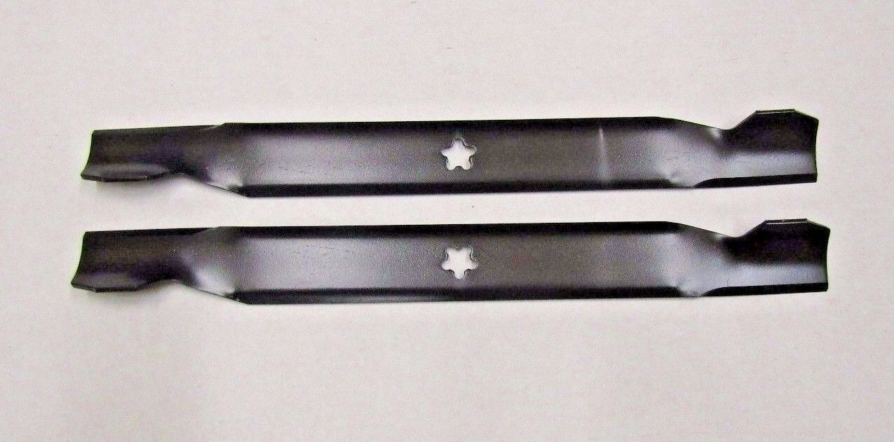 2 USA XHT HD BLADES POULAN CRAFTSMAN HUSQVARNA 127843 131323 138498 138971 42"