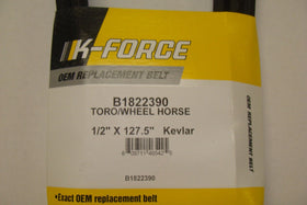 ARAMID EXACT OEM SPEC BELT DOUBLE ANGLE TORO 822390 48" HYDRO SIMPLICITY - 0