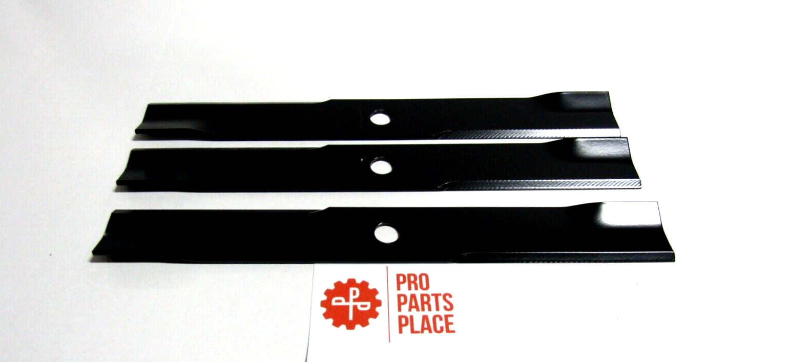 3 USA MADE XHT BLADES EXMARK 103-6388 103-6388-S LOW LIFT IDEAL IF NOT BAGGING