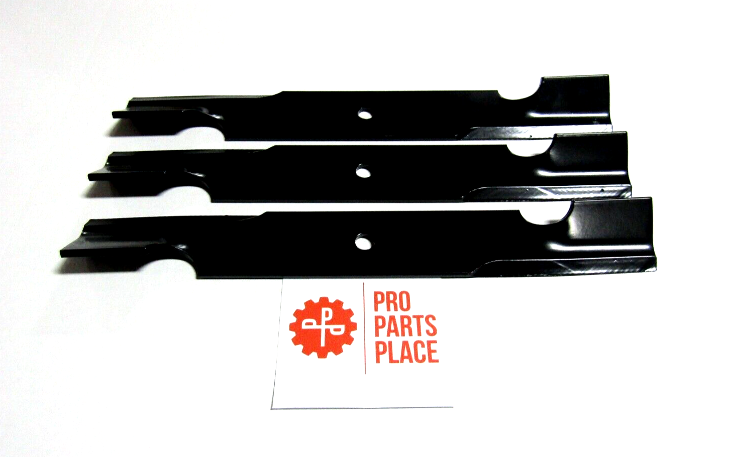 3 USA Blades will fit Bad Boy 54" Outlaw ZT CZT MX Magnum 038-0001-00 HIGH LIFTS