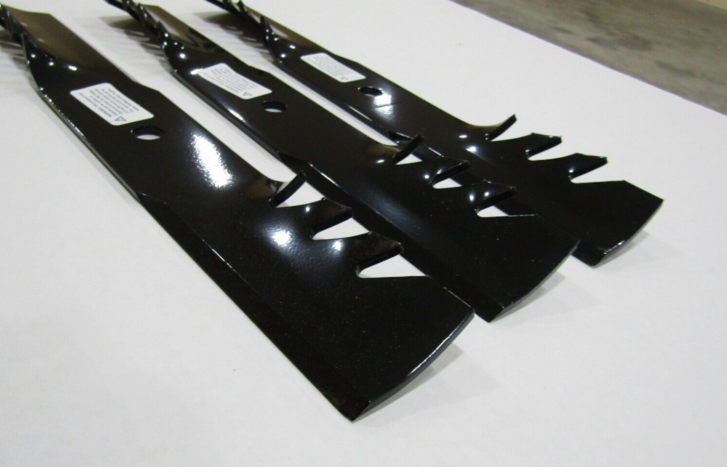 3 OEM BAD BOY blades for 48" MZ & MAGNUM only Bad Boy 038-4827-00 Gator blades