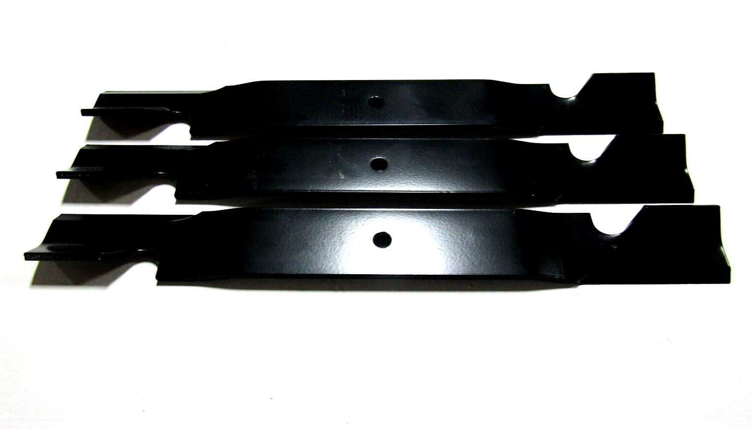 3 REPL XHT HD USA BLADES 61" GRASSHOPPER 320245 NOTCHED LIFT BLADES 1/4" THICK
