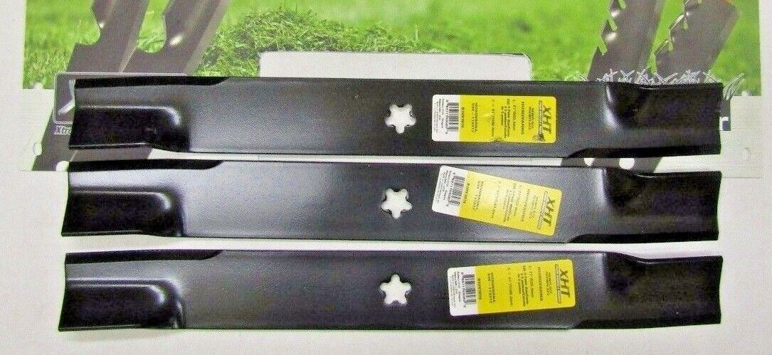 3 USA XHT BLADES FOR RED MAX 113312X 61" DECK HUSQVARNA EZ SERIES 539 11 33-12