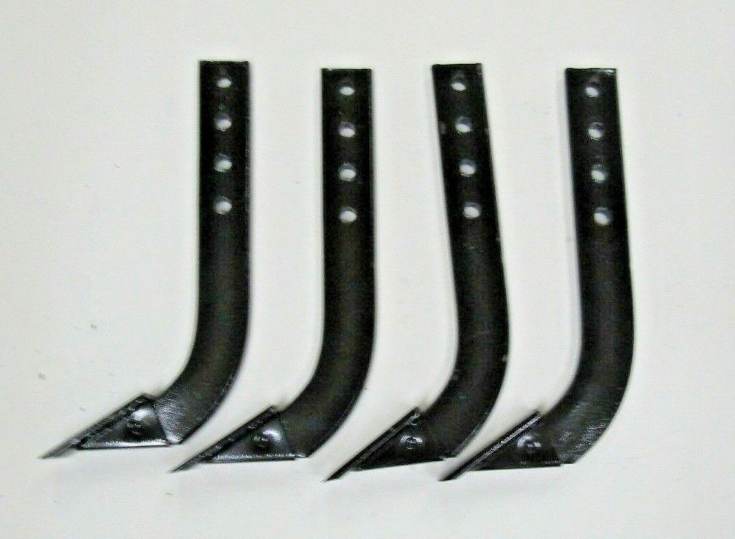 (4) 18" BOX BLADE SHANK TEETH 4 HOLE 3/4" X 2-1/2" WIDE 5/8" PIN HOLES, FITS ++