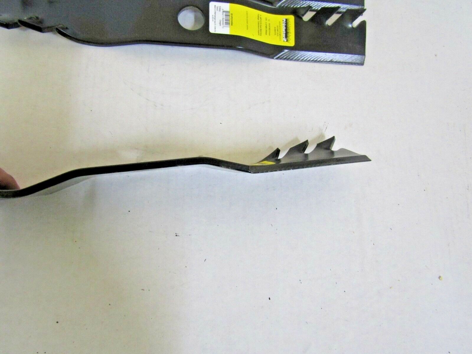 3 REPL USA XHT BLADES KUBOTA K5583-34350 Z723 Z724 16.65" W/ 1-1/8" CENTER HOLE