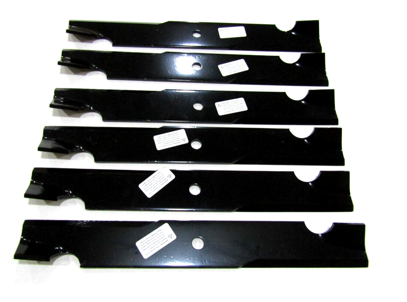 6 OEM BAD BOY blades 54" decks Bad Boy 038-0001-00 038-0002-00 NOT AFTERMARKET