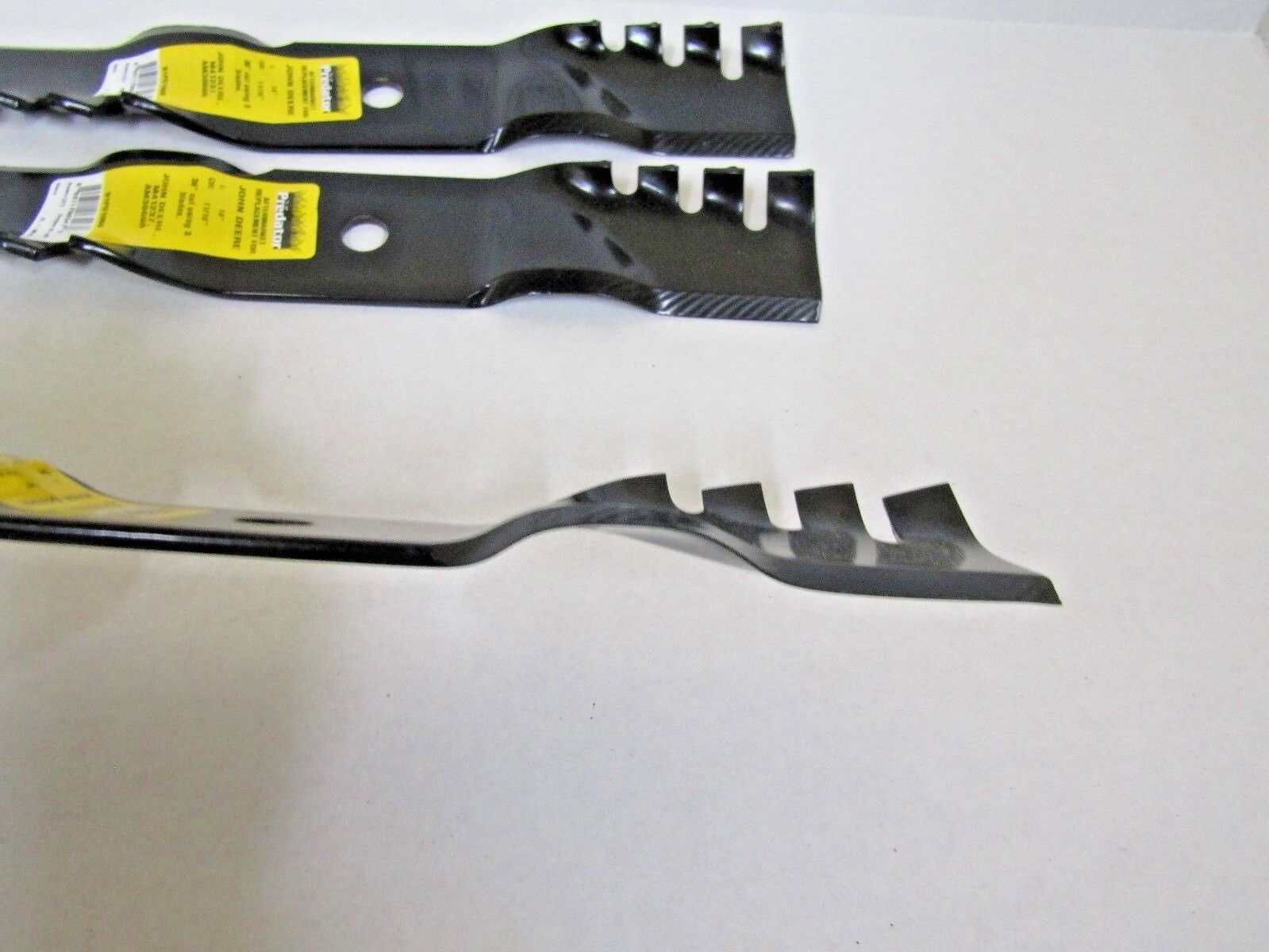 3 USA blades will fit JOHN DEERE M41237 AM30698 M115759 M119233 HD Mulching blad