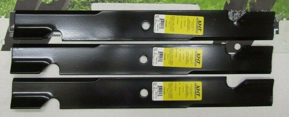 3 USA XHT MARBAIN BLADES DIXON HUSQVARNA 539105711 21" BLADE NOTCHED 539-10-5711