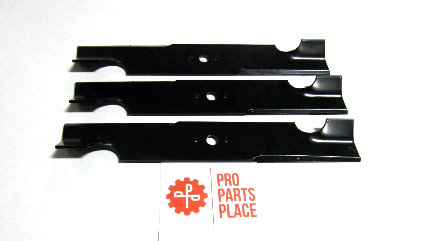 3 USA XHT BLADES, BAD BOY ZERO TURN MZ, ZT, CZT, MAVERICK & OUTLAW 48" DECK