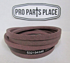 NEW OEM SPEC DRIVE BELT AYP HUSQVARNA 532194346 194346 LT154 LT1597 LT19538