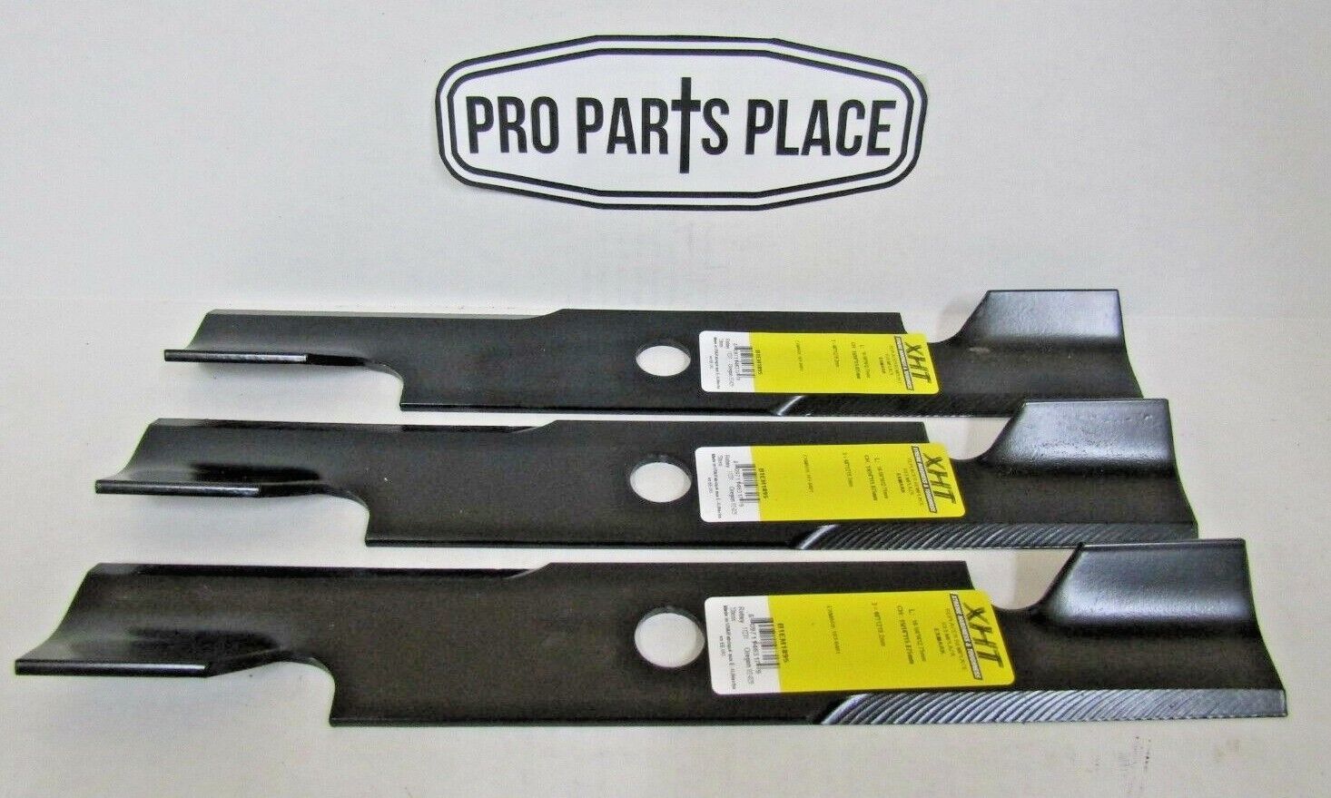 3 USA MADE XHT BLADES EXMARK 103-6401 103-6401-S HIGH LIFT 48" DECKS MANY MODELS