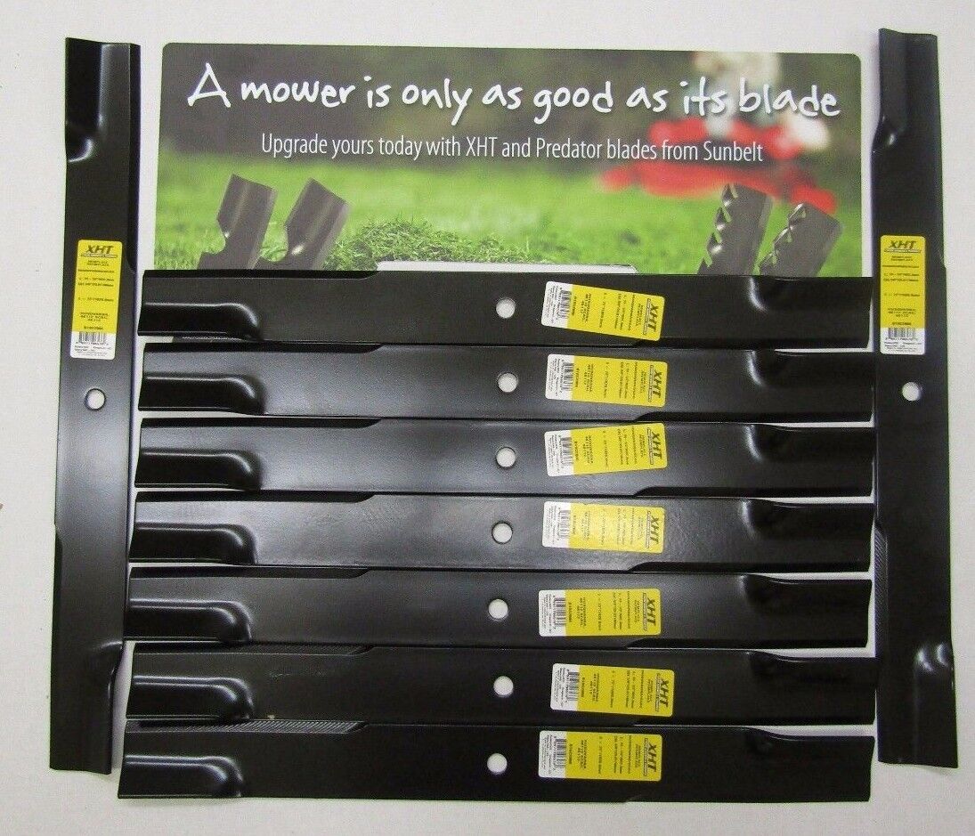 9 USA XHT BLADES FOR 72" SCAG 48112 48113 481709 482002 BAD BOY 038-7220-00