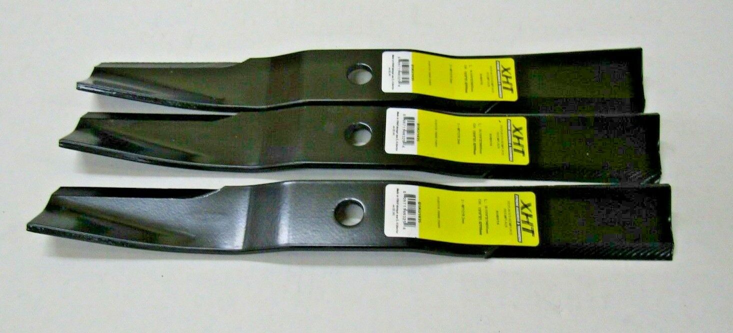 3 XHT USA BLADES KUBOTA 70000-25009 48" DECKS RC48-G20 RC48-G20S 11/16" CENTER
