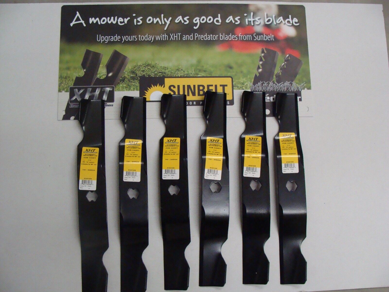 Juego De 3 Cuchillas De Corte XHT HD Para Cortacéspedes