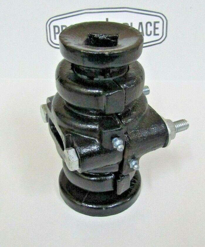 COMPLETE DISC HARROW BEARING ASSEMBLY, 1" SQ 7-1/2" RIBBED SPOOL WITH CAPS BOLT