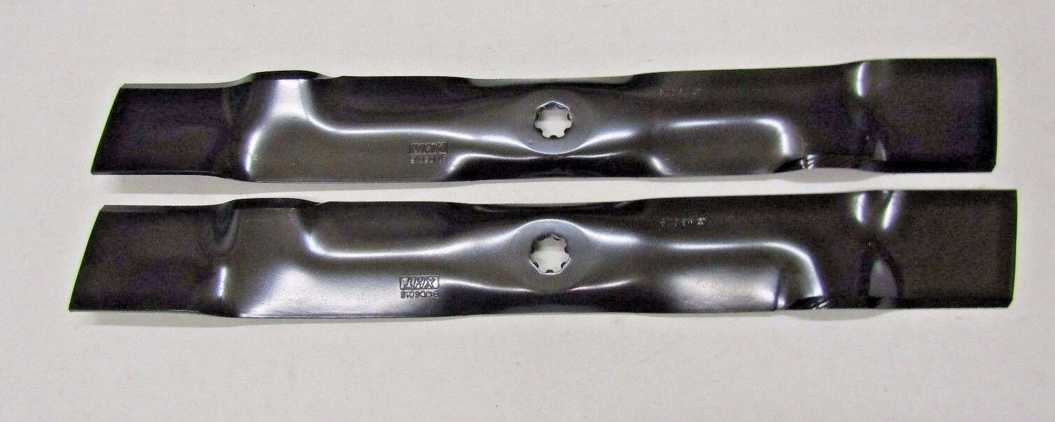 2 USA Blades will fit John Deere 42" E100 E110 E120 E130 E140 UC21583 GX22151