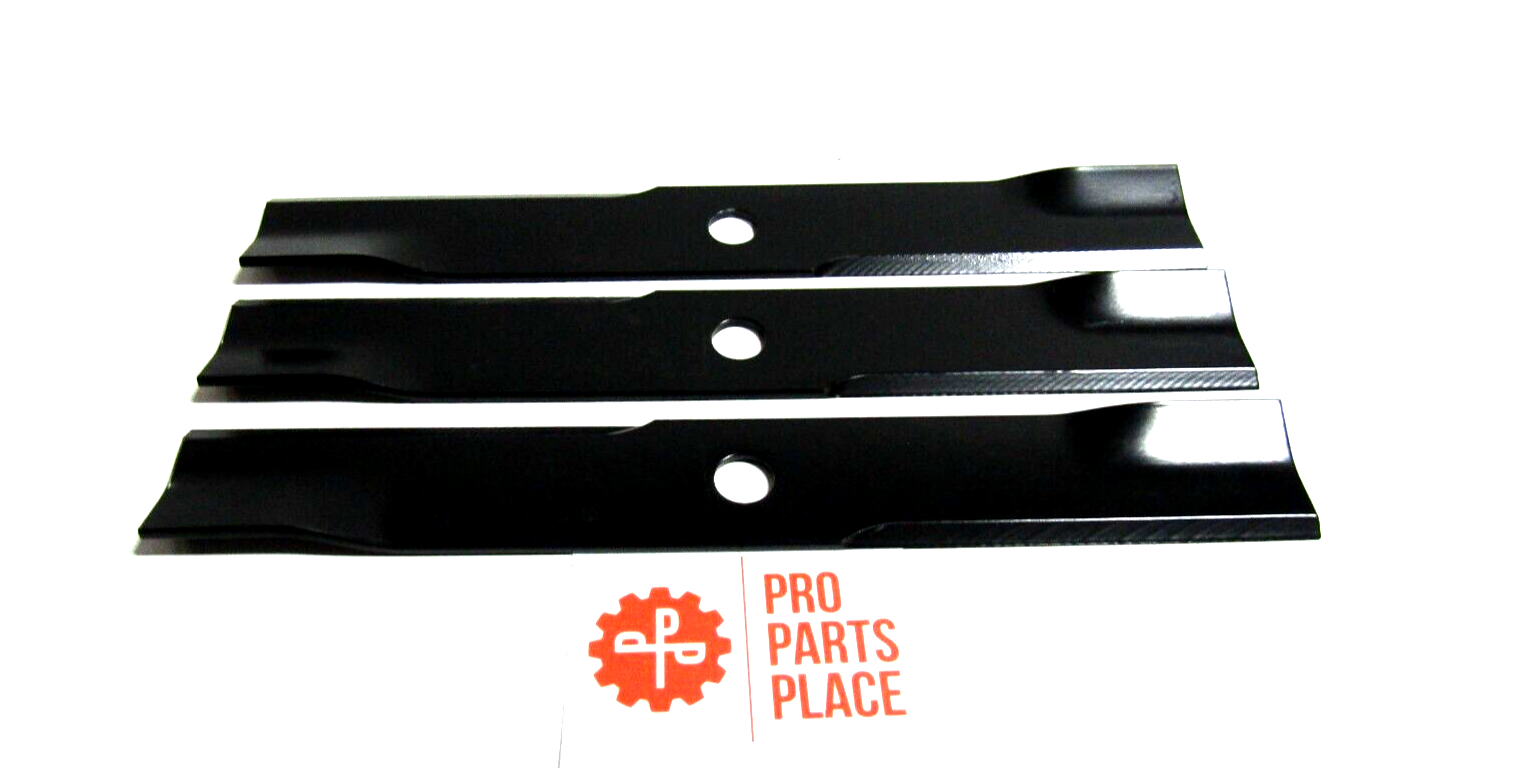 3 USA MADE XHT BLADES EXMARK 103-6387 103-6387-S LOW LIFT IDEAL IF NOT BAGGING