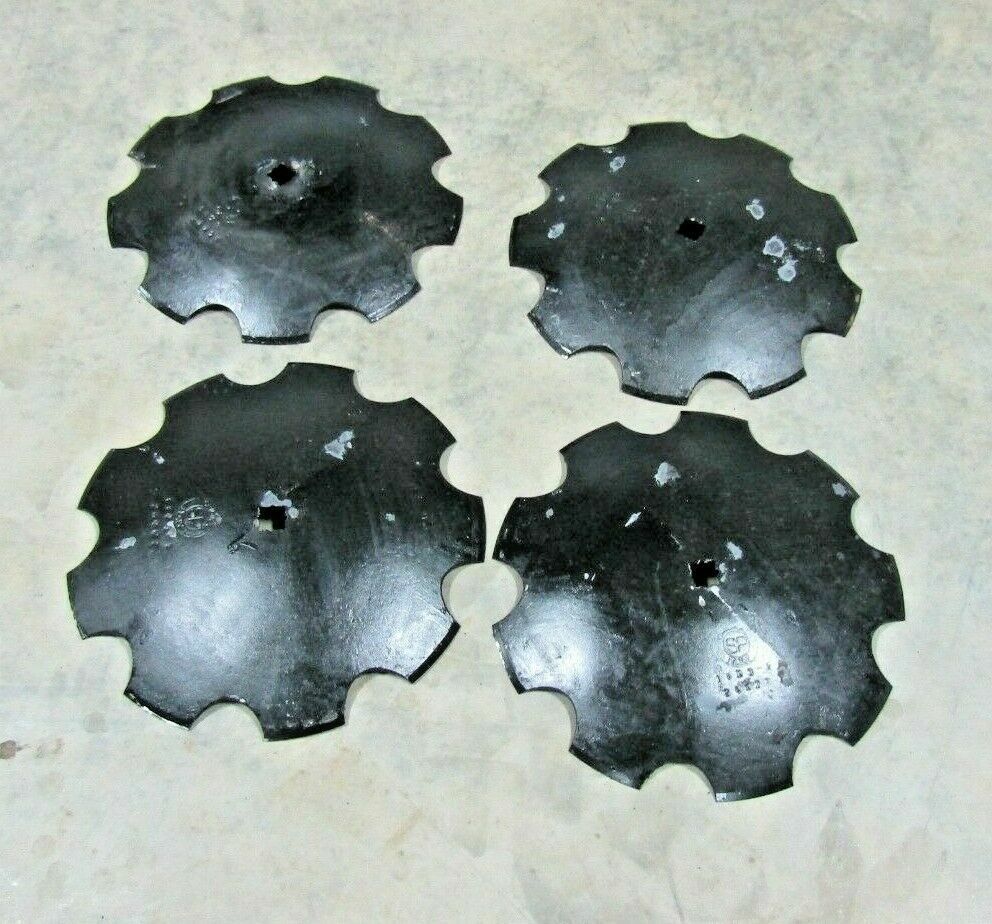 (4) 20" DISC HARROW BLADE, NOTCHED 4MM (8 GAUGE) 1" SQUARE OR 1-1/8" SQUARE AXLE