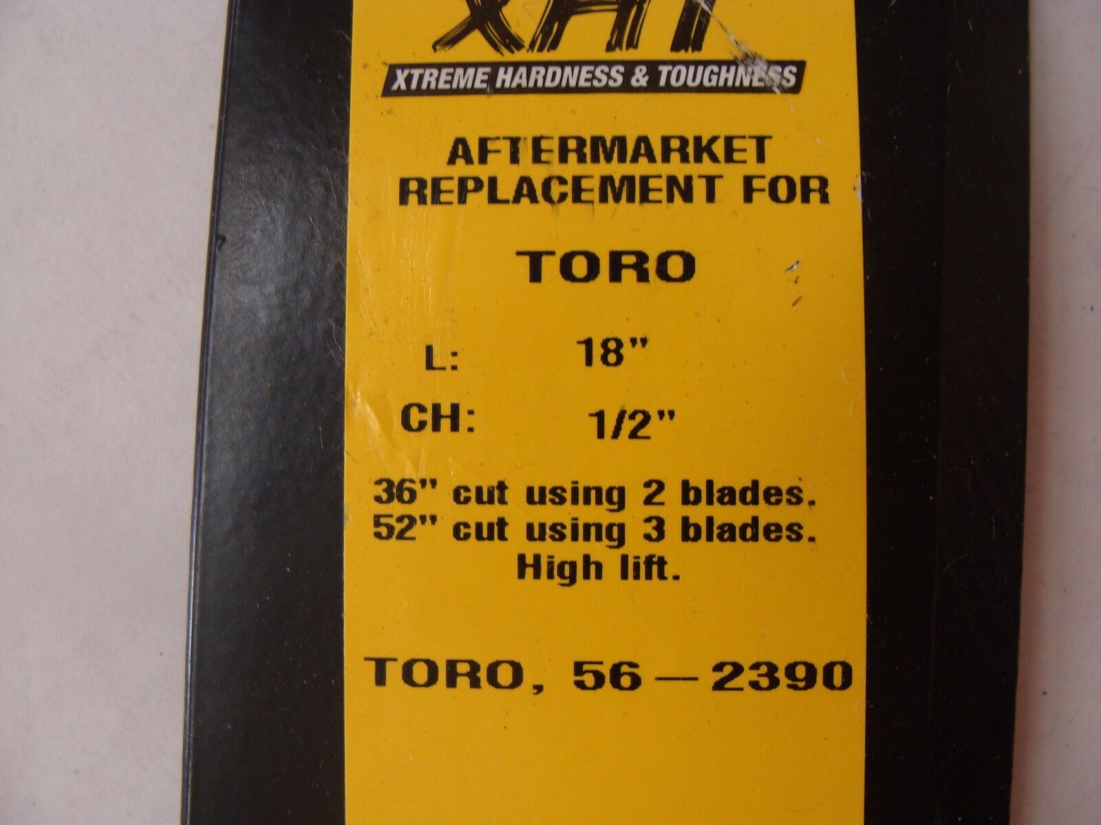 3 XHT HD USA BLADES FOR TORO 56-2390 56-2390-03 106-0626 108-1127 HIGH LIFT 52"