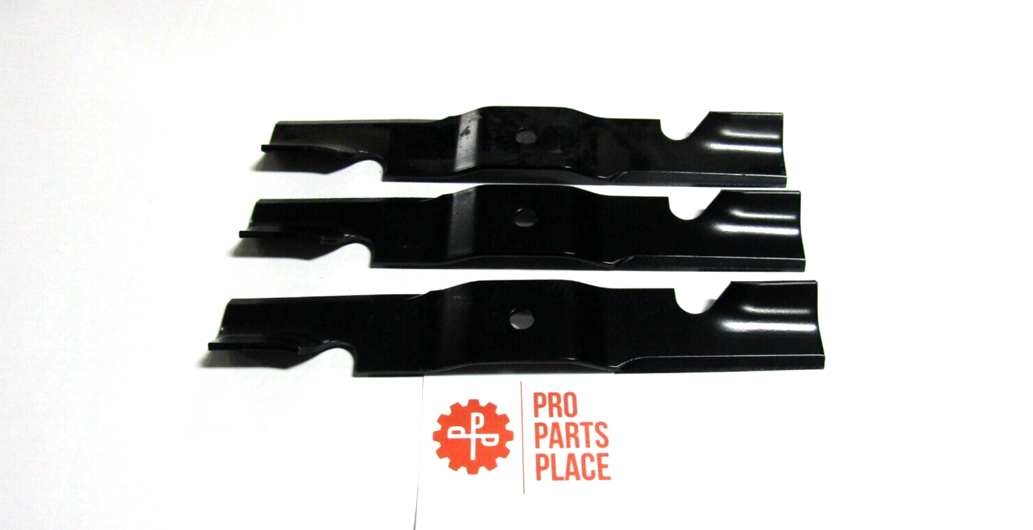 3 USA XHT BLADES FOR BAD BOY 038-4820-00, 038-5350-00 48" DECKS HIGH LIFT