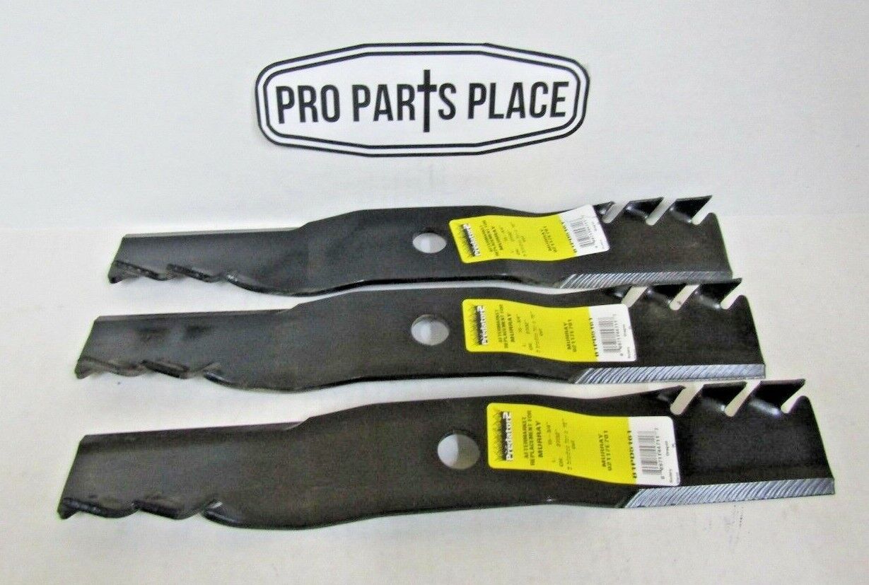 3 USA XHT PREDATOR BLADES MURRAY 92117E701 92117 92117E7D 92117E701MA 46" DECK