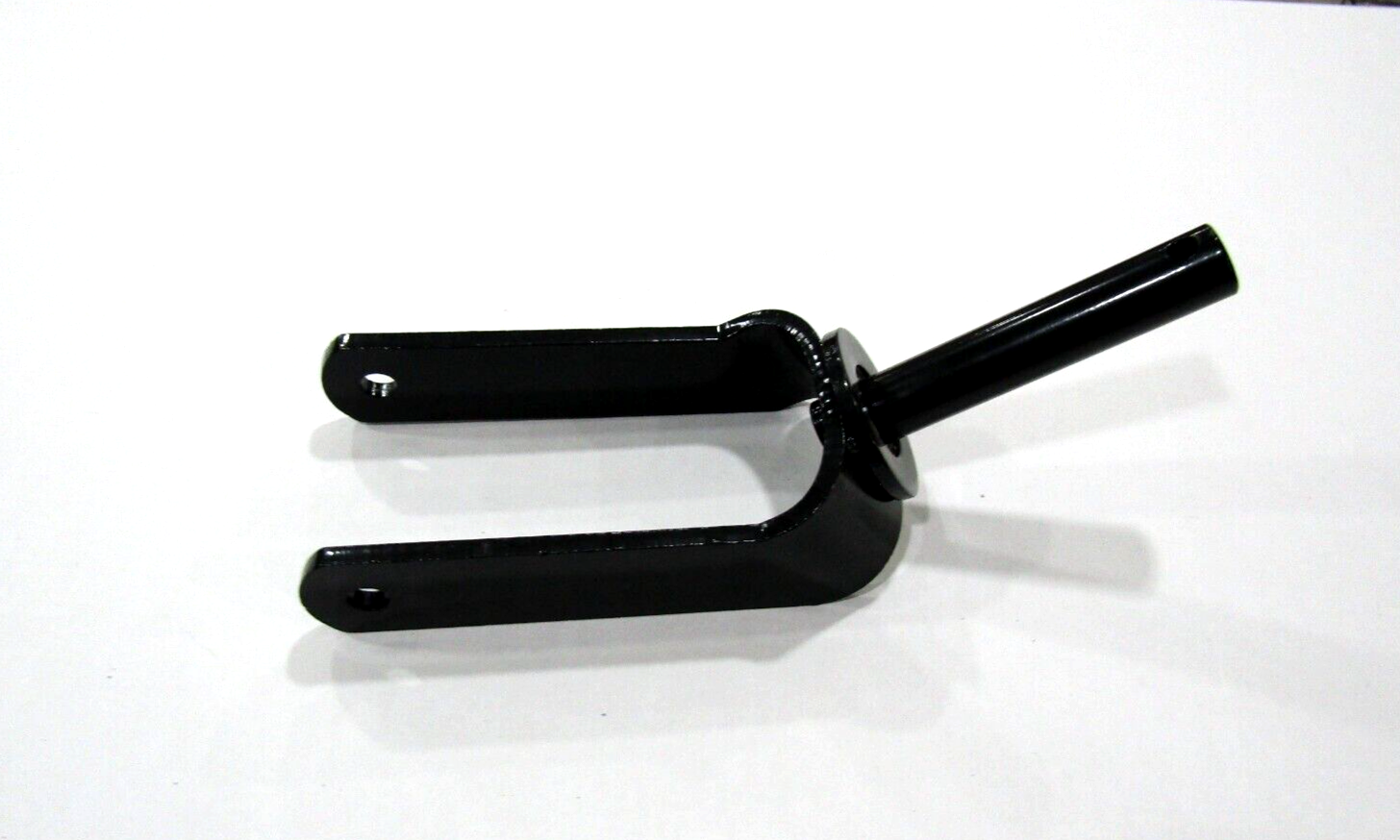 Rotary cutter tailwheel fork 1-1/2" round shaft with 3/4" axle Bush Hog 64910