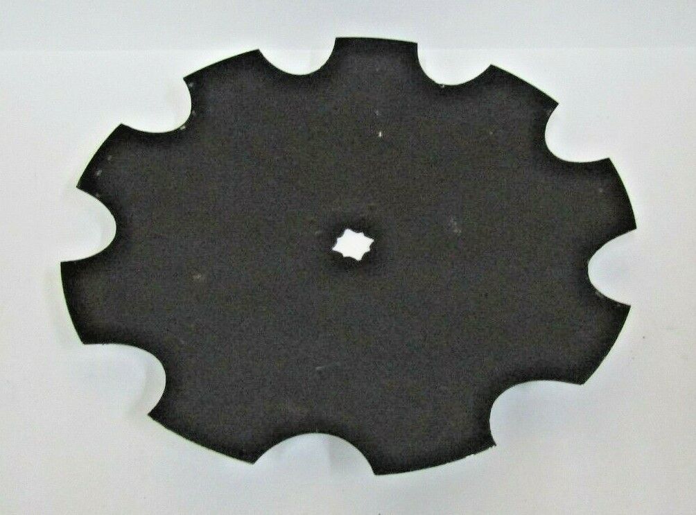 18" DISC HARROW BLADE, NOTCHED 3.5MM (9 GAUGE) 1" SQUARE OR 1-1/8" SQUARE AXLE