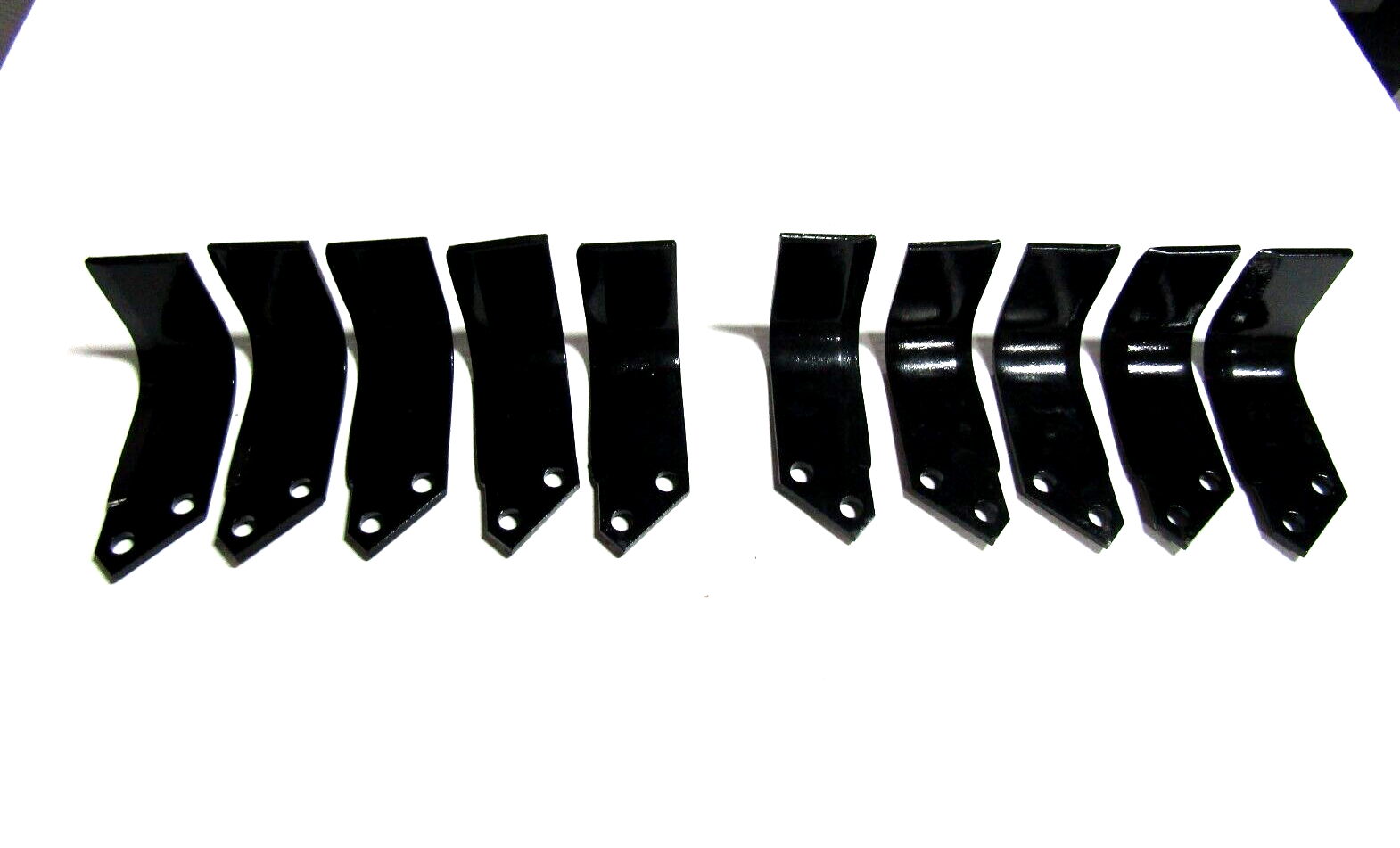 10 tiller tine blades for King Kutter 505002 TG TG-G 5 Left & 5 Right blades