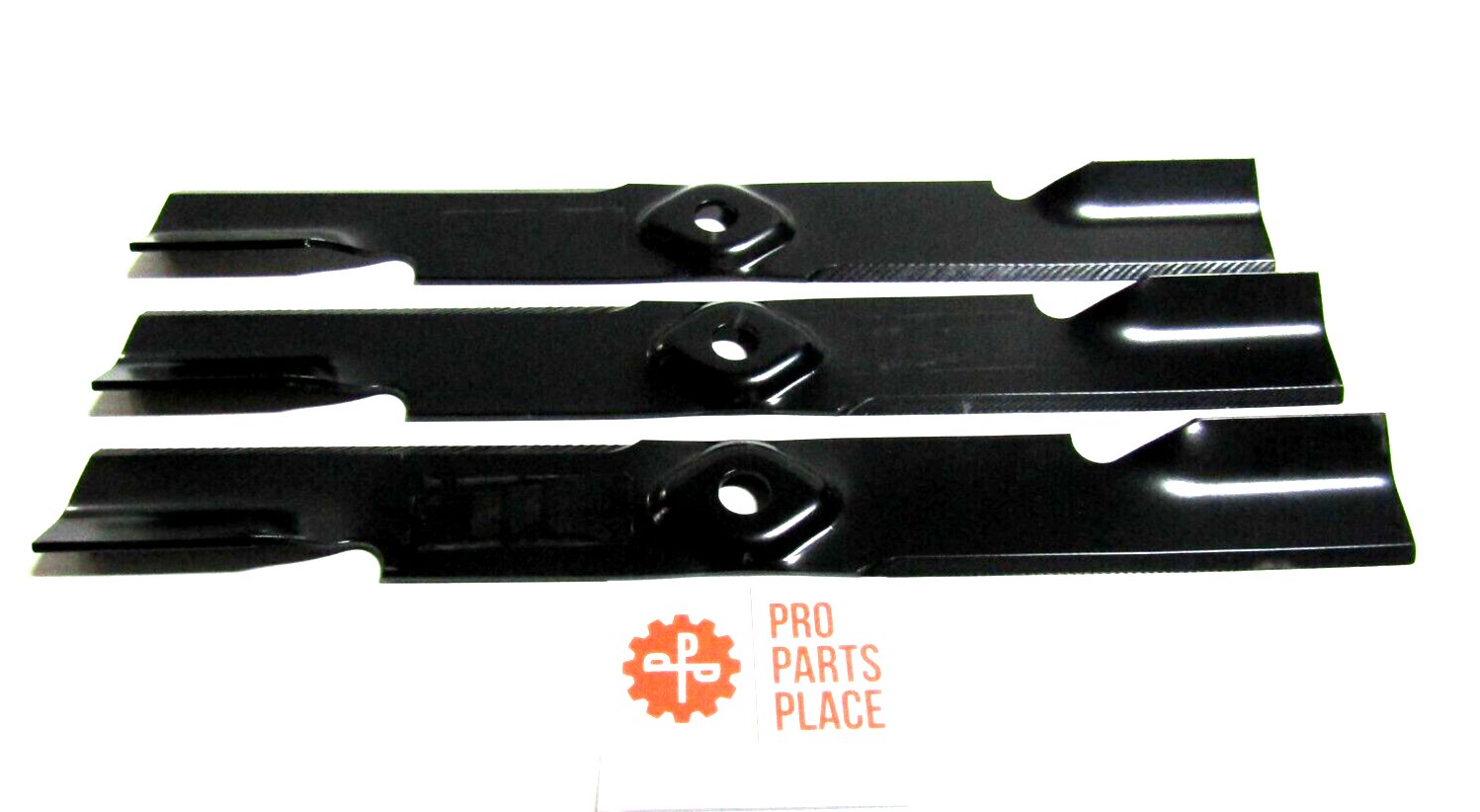 3 USA blades for 72" Lazer Z Triton decks, true replacements for Exmark 103-9624