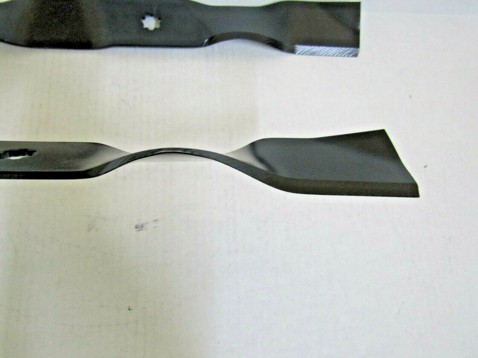 2 USA blades will fit John Deere AM137325 M112991 M154158 GT225 GT235 GT242