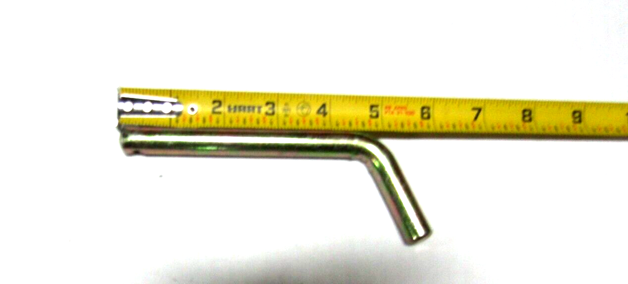 (5) Box blade shank teeth L-pins & clips. Box blade pins for holed shanks