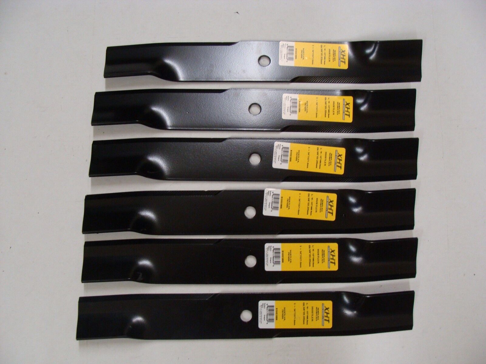 6 REPL XHT HD USA BLADES EXCEL HUSTLER 797696 601124 54" RAPTOR SD FASTRAK X
