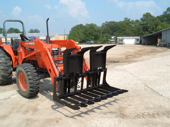 WR-4 OPEN BOTTOM GRAPPLE 72" WIDTH. DUAL CYLINDERS; UM S/N 55224 *LOCAL PICKUP PRICE/SHIPPING AVAILABLE*