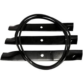 Deck Belt & High Lift Blade Kit Compatible with Toro 50" TimeCutter SS5000 SS506