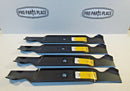 4 USA XHT HD BLADEs TROY BILT PONY BRONCO COLT XP MOWERS 942-04308 WITH 42" DECK-1