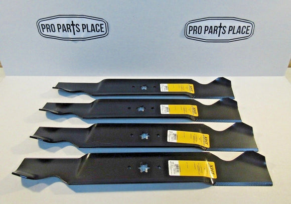 4 USA XHT HD BLADEs TROY BILT PONY BRONCO COLT XP MOWERS 942-04308 WITH 42" DECK