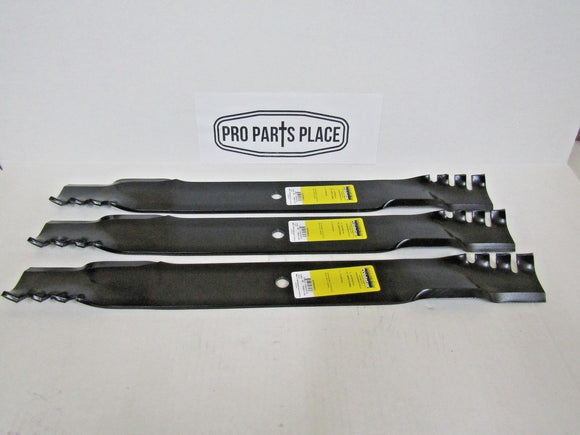 3 PREDATOR USA MULCHING BLADES SCAG 48113 48112 481701 481709 482002 482694 72"