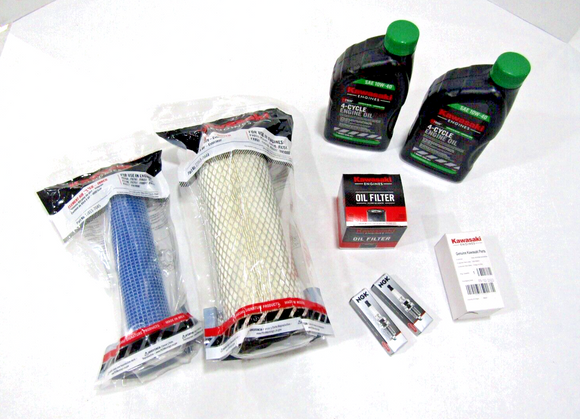 OEM KAWASAKI 99969-6527 TUNE UP KIT FOR KAWASAKI GX651V FX691V FX730V &EFI 10W40