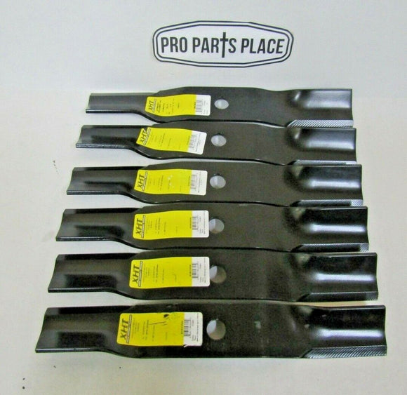 6 REPLACEMENT HEAVY DUTY XHT USA BLADES FOR KUBOTA K5576-34350 K557634350