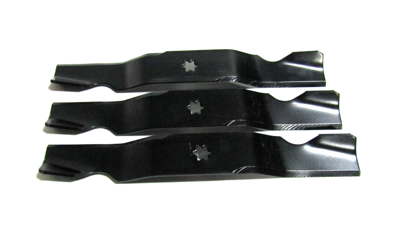 3 USA XHT HD BLADES FOR MTD CUB CADET 742-04053 742-04053A 742-04053B 942-04053C - 0