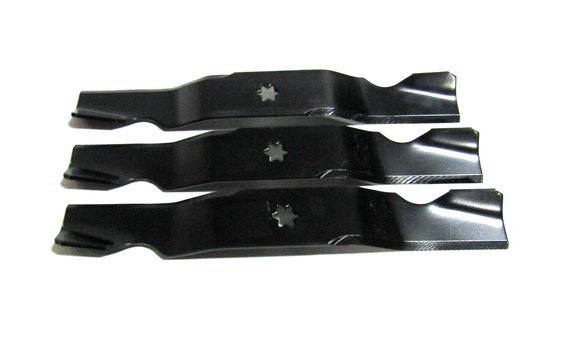 3 USA XHT HD BLADES FOR MTD CUB CADET 742-04053 742-04053A 742-04053B 942-04053C
