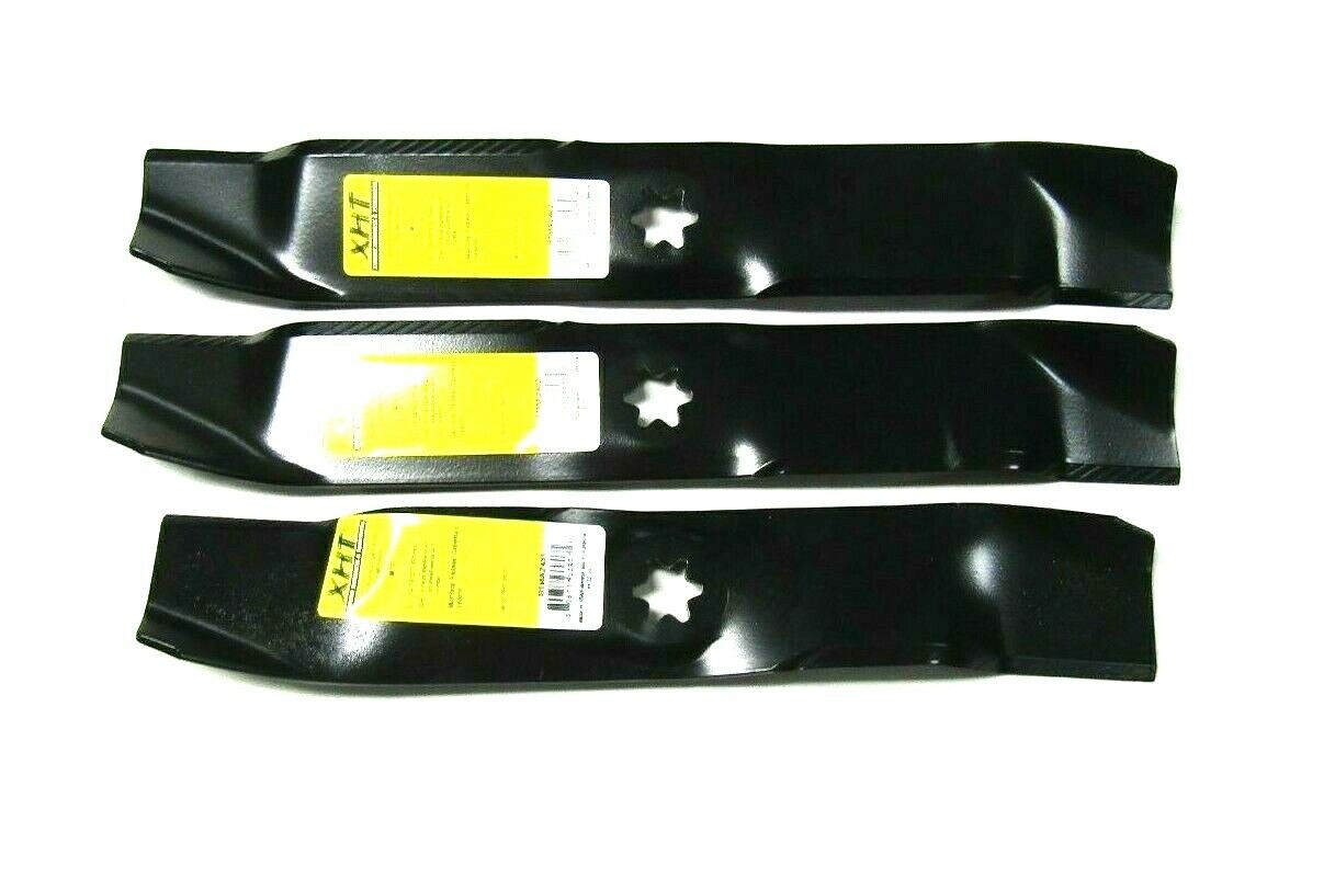 3 USA XHT HD BLADE CUB CADET  MTD 742-0612A  742-0611A  942-04125 742-04124 46"