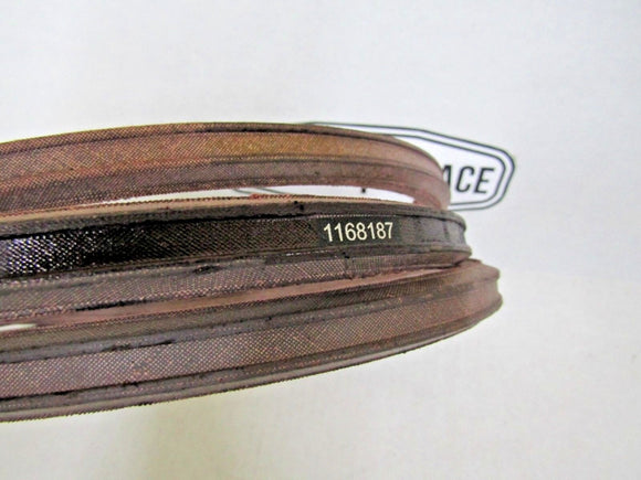 NEW OEM SPEC DECK BELT TORO EXMARK 116-8187 1-168187 HEX 60" DECK LAZER Z DS E S